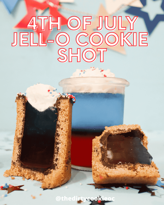 4th of July Jello-O Cookie Shots
