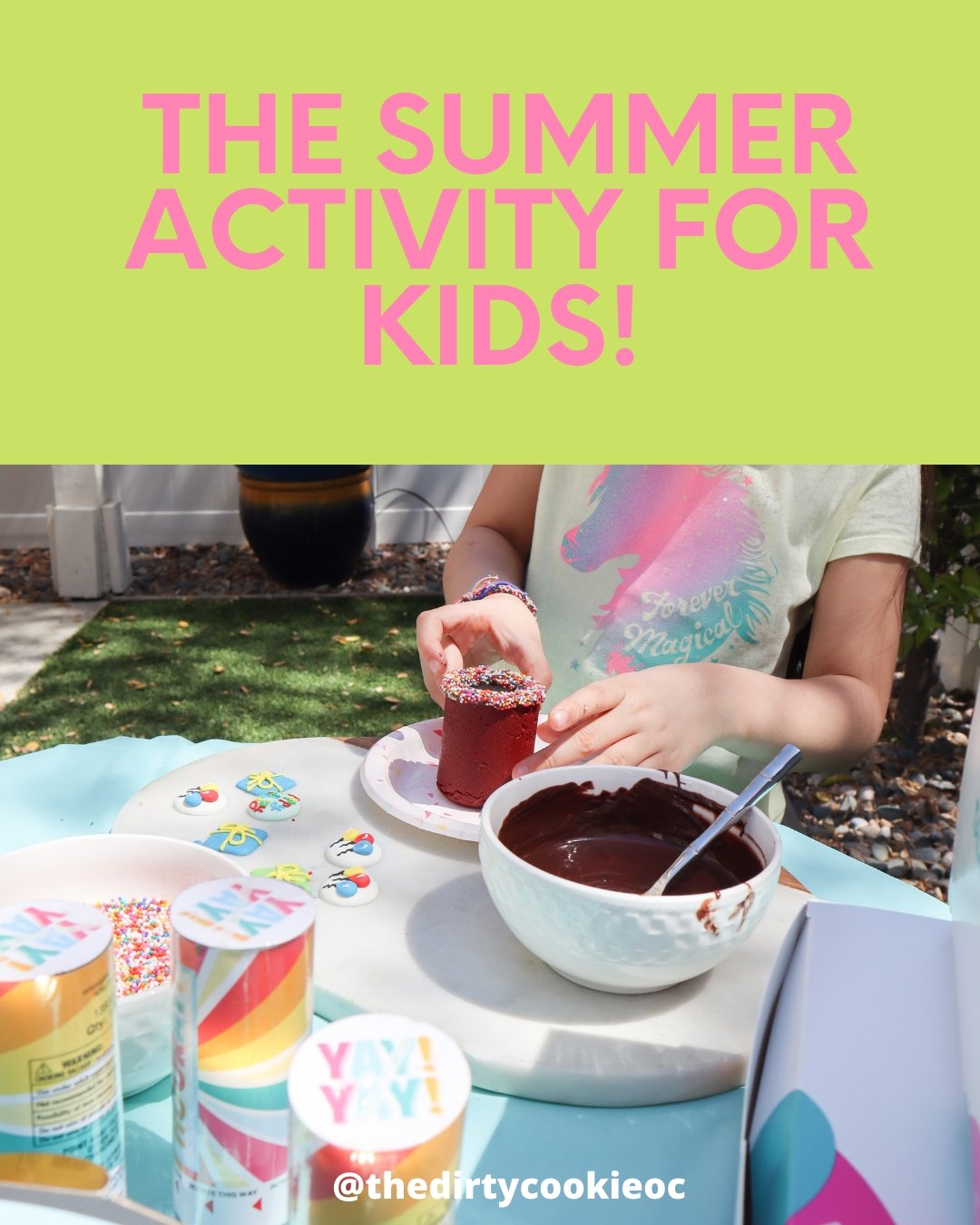 Summer Activity - Dirty Cookie DIY Cookie Decorating Kit - The Dirty Cookie