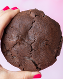 Double Chocolate Salted Caramel Stuffed Cookies