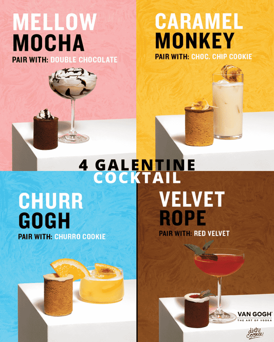 4 Galentine Cocktails x Van Gogh Vodka - The Dirty Cookie