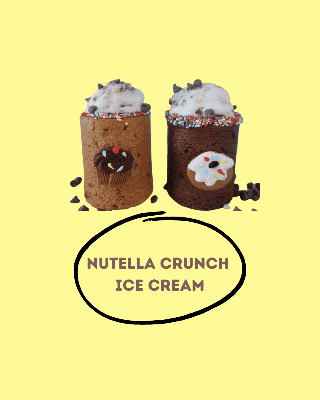Nutella Crunch Ice Cream Recipe