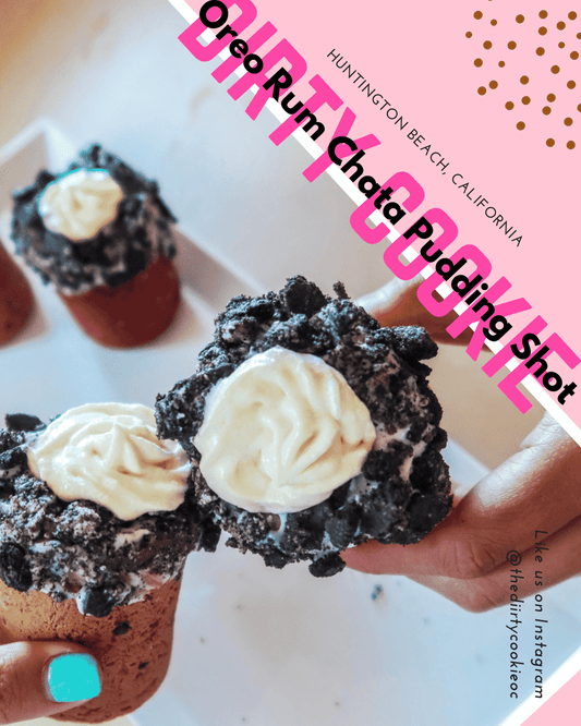 Happy Hour With Our Oreo Rum Chata Pudding Shot Recipe - The Dirty Cookie