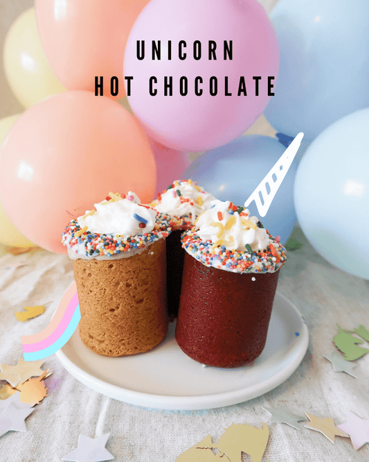 Unicorn Hot Chocolate Recipe - The Perfect Magical Summer Outdoor Beverage - The Dirty Cookie