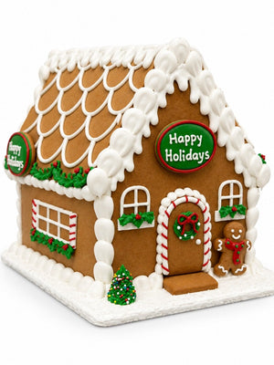 Happy Holidays Gingerbread House